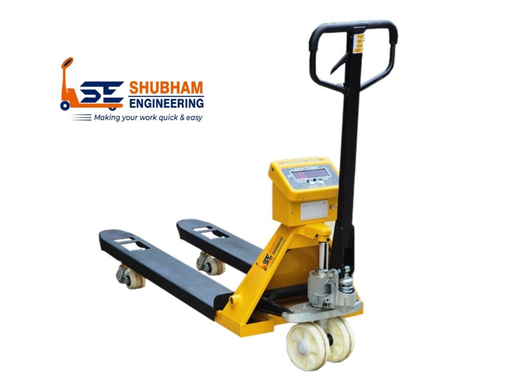 Weight scale pallet truck