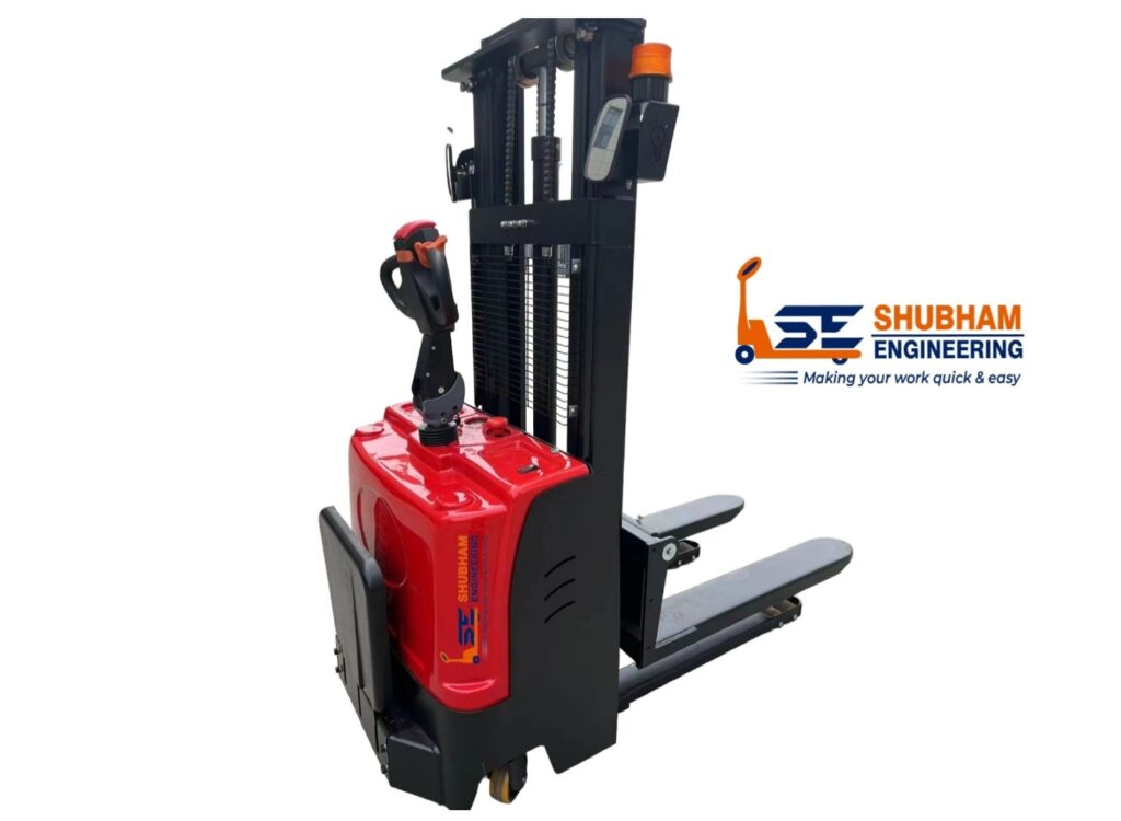 Fully battery-operated stacker